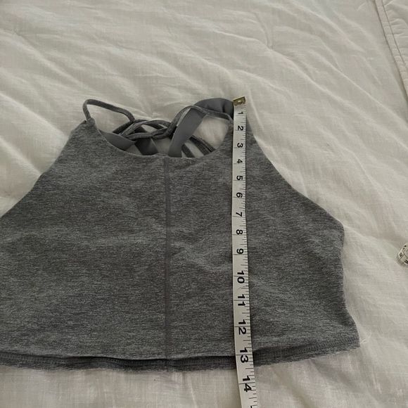 Free People Movement Grey Mantra Cropped Tank Top - Picture 4 of 8
